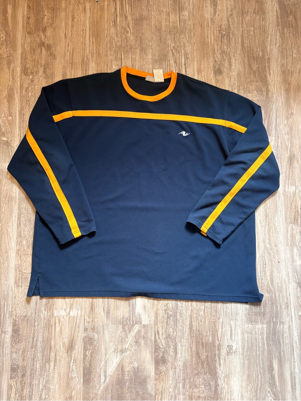 Athletic works long sleeve navy yellow size xl